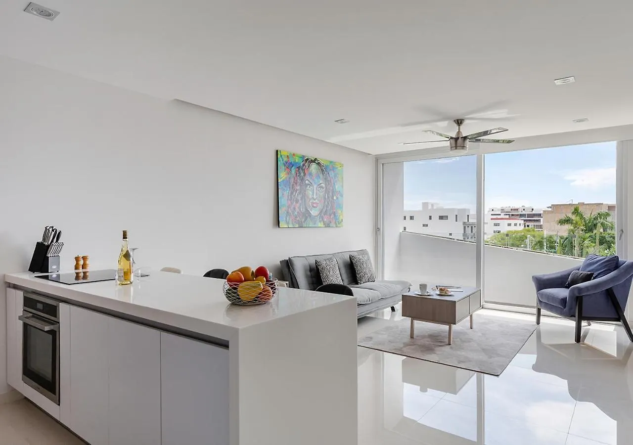Excepcional 2Br Condo Rooftop Pool, Steps To 5Th Dk Playa del Carmen Apartment